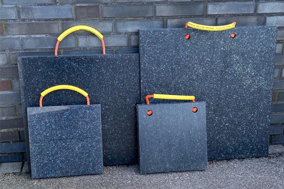 Kohle-Bunker-Grenzplättchen